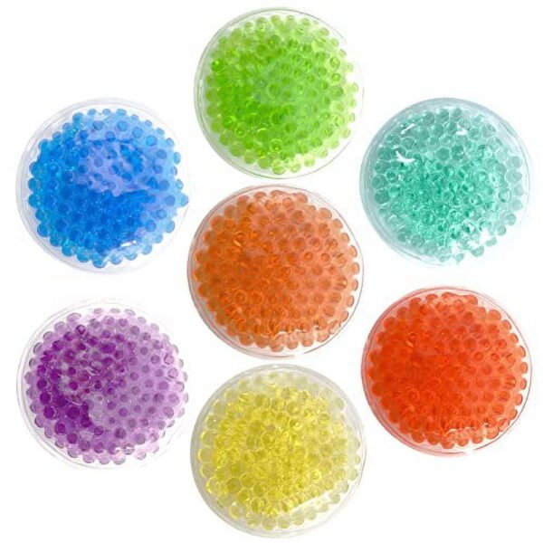 Ice Pack, Kids Cold Packs for Wisdom Teethache Fever, Gel Ice Pack for Bump and Bruises Injuries Pain Relief - Cold Compress for Headache (Multicolored A)