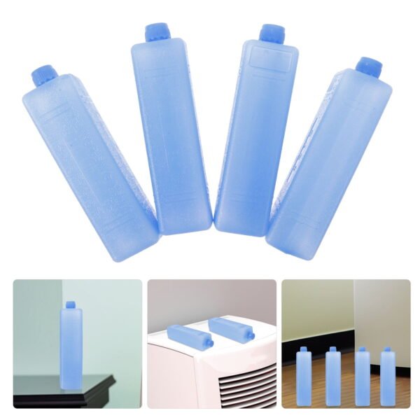 Blue Reusable Ice Packs for Outdoor Use Made of PE Material Keeps Items Cold Lightweight and Easy