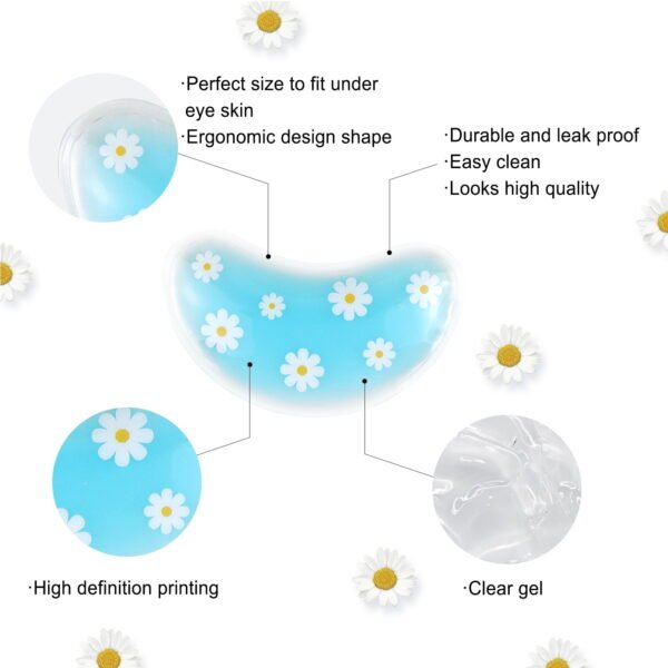Eye Ice Packs Cooling Pads Under Gel Patches Cold Hot Compress Therapy - Image 2