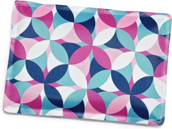 2-Pack Flexible Ice Packs - Reusable Stretch Nylon for Lunch Boxes/Coolers (Tie-Dye Aqua) - Image 2