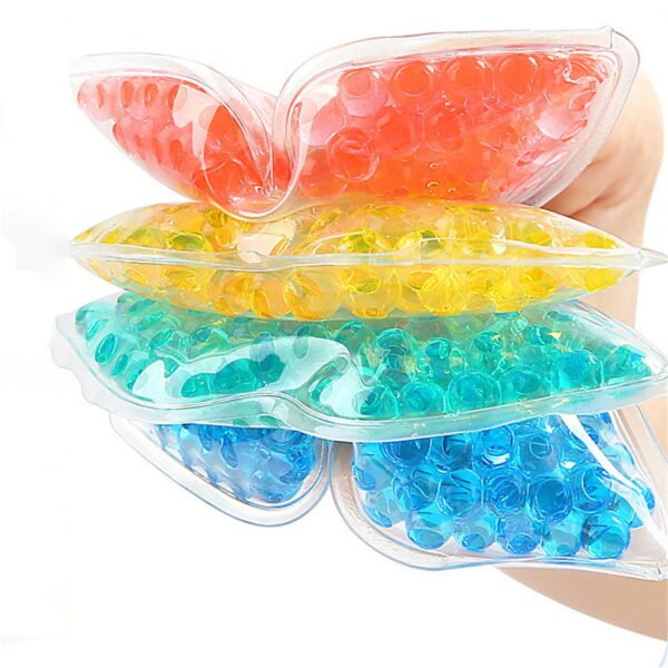 Ice Gel Pack Hot Cold Compress Multipurpose Pack Lip Shaped Cool Ice Bag Mouth Shaped Gel Bead Ice Hot Compress Use Reusable 5ml - Image 2